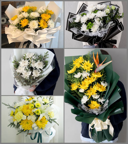 山东青岛平度市南村镇姚丘村白事花束代送